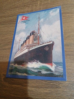 HMS Titanic White Star Line versiegeltes Postkartenset NEU amerikanische Geschichte Boote Schiffe