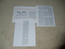 Eumig FL-1000 Cassette Review, 3 pgs, 1980, info