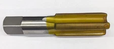 Kromhard 1-3/8" - 12 NF Hand Plug Tap CS Carbon Steel NOS UK 1-3/8"-12