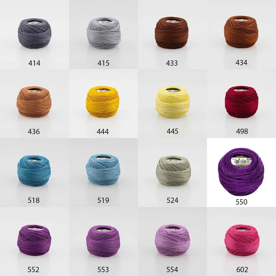 Dmc Pearl Cotton Balls Size 5, Perle Cotton Balls, Cross Stitch Needlework - Image 2 of 4