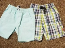 Nautica Boys Mint short and US Polo checkered short 2pc Short Set Size 4T