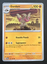 Gurdurr - 104/167 - Common - SV06: Twilight Masquerade - Pokemon TCG