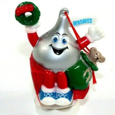  Christmas Tree Ornament 1995 Hershey Kis Toys Hard Rubber Vintage 3" tall