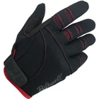 BILTWELL MOTO GLOVES - BLACK/RED **BRAND NEW**