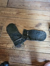 vintage medium Weiss leather snowmobile gloves