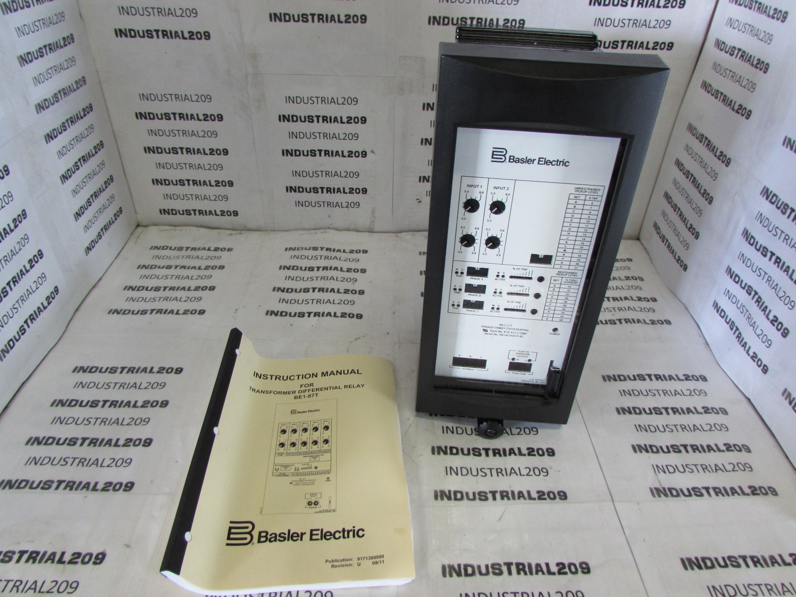 BASLER ELECTRIC TRANSFORMER DIFFERENTIAL RELAY BE187T NEW สำนักงาน