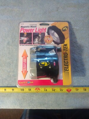 Electro-tek Magnetic Mount Power Light NIB