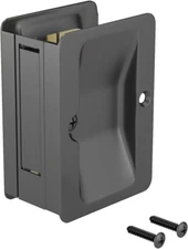 Hardware 1700FBPSBC Onward Pocket Door Pull, Passage Lock, 3 1/4 in (82 Mm), Rec