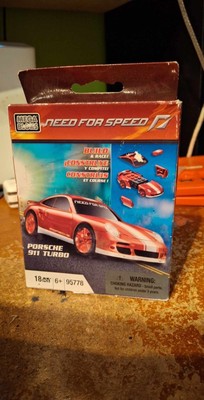 Mega Bloks Need For Speed porsche 911 turbo  95778   new sealed