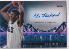 Topps Midnight NBA 2024 No. RHS-GG GG Jackson II Rookie Auto
