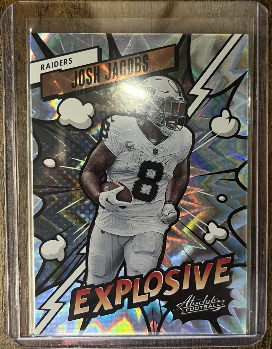 レア★The Captain No.1863 Model B in box 2023 Absolute Football - JOSH JACOBS - Explosive Case Hit! SSP