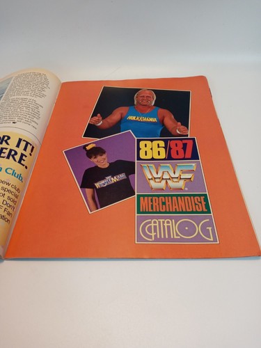 Rivista WWF febbraio/marzo 1987 Randy Savage con catalogo 1986-87. Spedizione gratuita - Foto 5 di 8