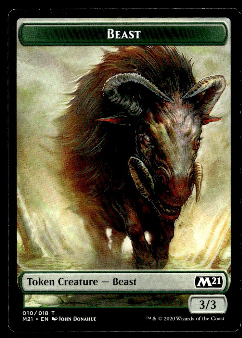 2020 Ikoria: Lair of Behemoths Tokens Beast Token/Common #10