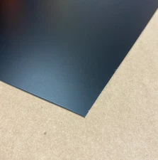 49" x 96" MATTE Black Aluminum Sheet, Flat .030” Thick - Cargo Trailer Repair