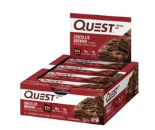 Quest Protein Bar, Chocolate Brownie, 20g Protein, 12 Ct