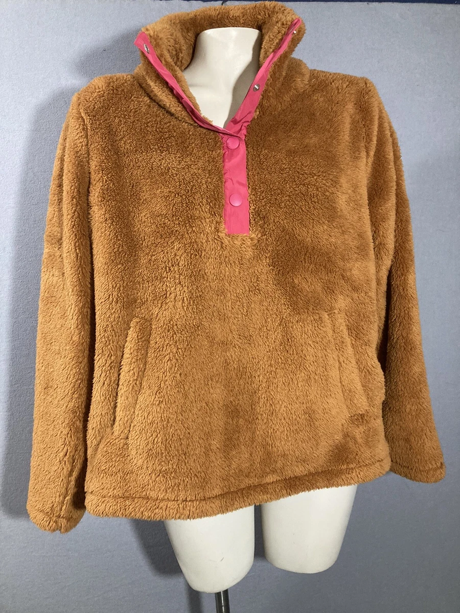 J Crew Teddy Bear Fuzzy Sweater 3/4 Button Pullover Super Soft Size Med  FA20 NW | eBay