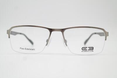 Brille EYECLUB 71842 Silber Halbrand Brillengestell eyeglasses Neu