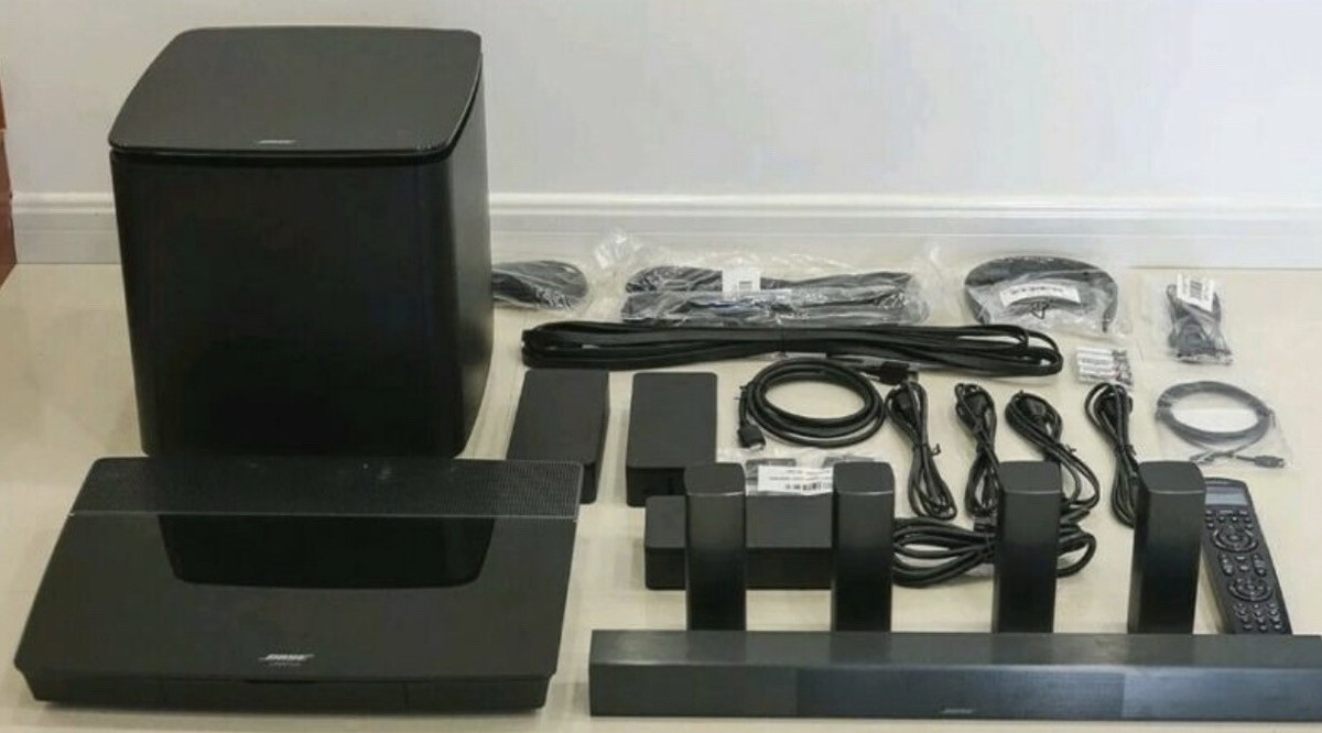 Complete Bose Lifestyle 650 Home Entertainment System Black Complete Bose Lifestyle 650 Home Entertainment System Black