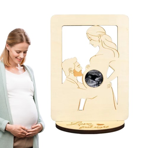 Ultrasound Picture Frames Pregnant Mother Shape Sonogram Keepsake Newborn Gift - Picture 9 of 10