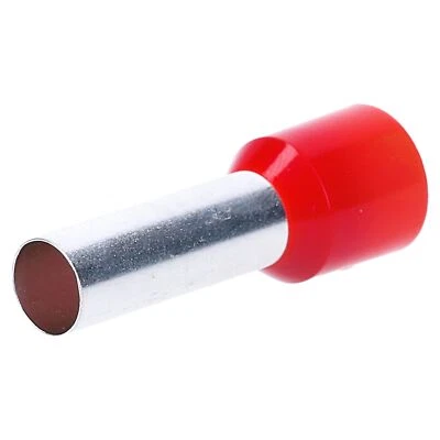 50 Stück Aderendhülsen 35mm² isoliert rot 25mm lang Endhülse Adernendhülsen - Bild 1 von 4