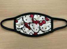 Hello Kitty Washable Reusable Sublimated Face Mask Mouth Mask Cover New