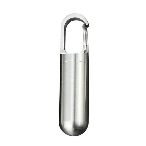 .Waterproof Pill Container Keychain Holder Bottle Container Keepsake Box Tool US - Picture 14 of 14