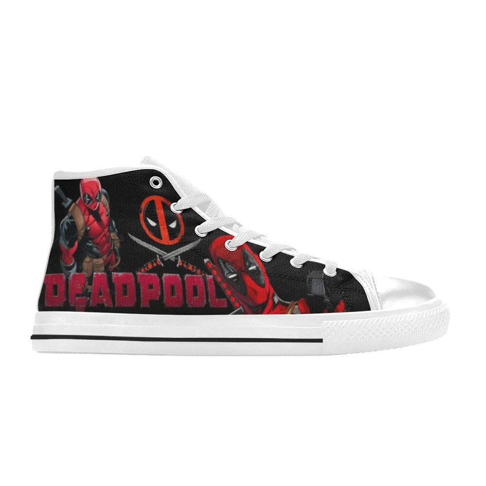 Deadpool Sneakers Custom High Top Men's Canvas Shoes