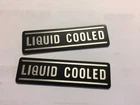 LIQUID COOLED for SUZUKI GT750 EMBLEM CROSSED Q AND BLACK AS PER OEM