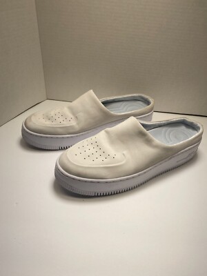 Nike Air Force 1 Lover XX Slip-On Mule Sneaker (Women) Off White Sz 12