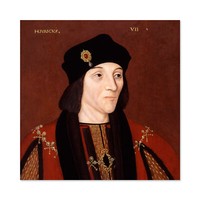 PorträT Von KöNig Heinrich Vii. Von England GroßEr Leinwanddruck 61X61 Cm