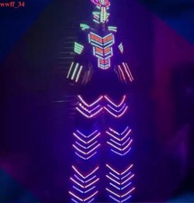 LED Robot Suit Costume LEDS Glow Night Lights Robots Cosplay Clothing Party Show