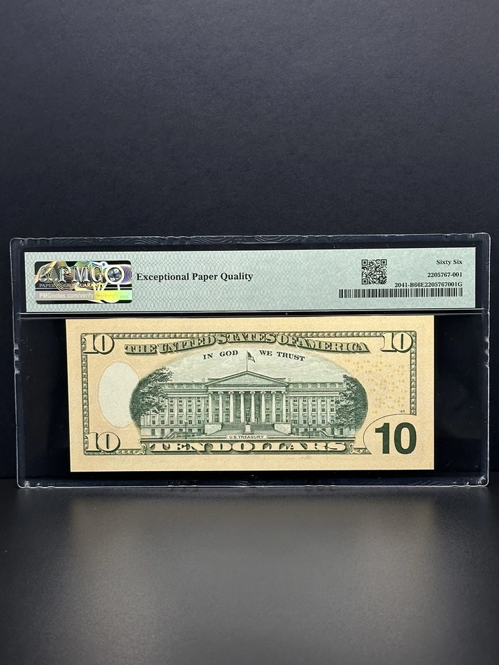 2009-$10 DOLLARS BILLS NEAR SOLID Very Nice Piece For Your Collection - Image 2 of 2