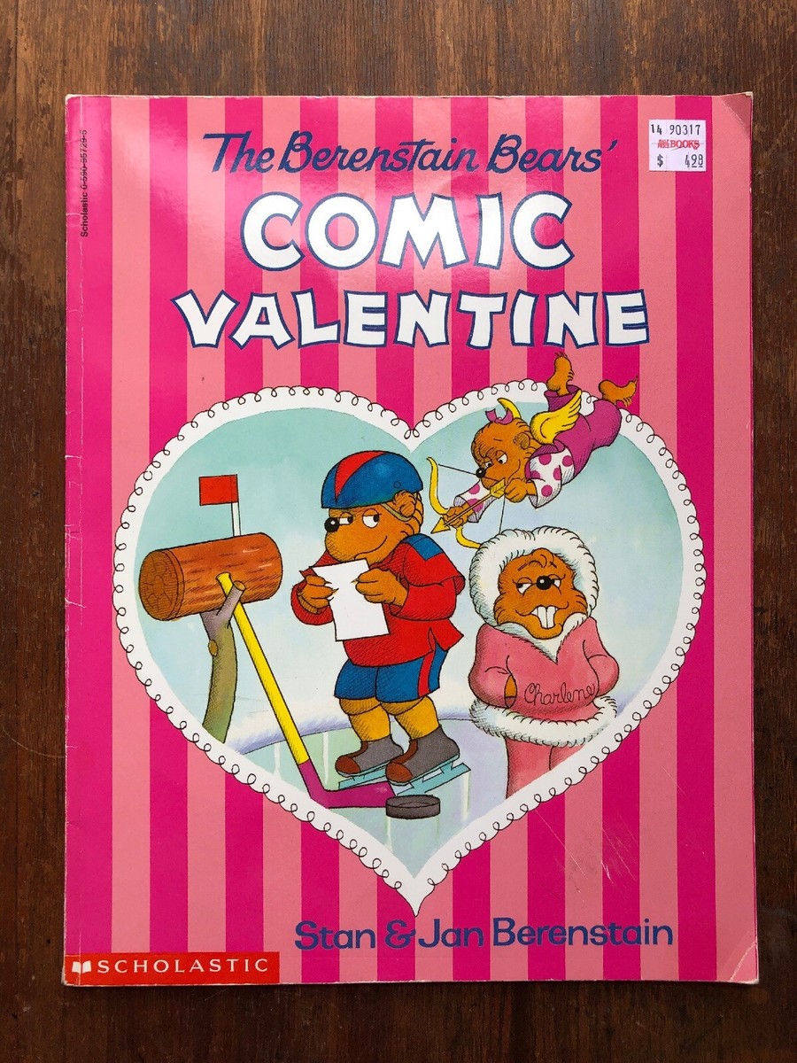 1998 “The Berenstain Bears' Comic Valentine” Paperback Book (MH156