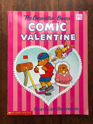1998 “The Berenstain Bears' Comic Valentine” Paperback Book (MH156