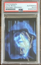 STAR WARS EMPEROR PALPATINE CLIVE REVILL SIGNED PHOTOGRAPH PSA DNA AUTOGRAPH 