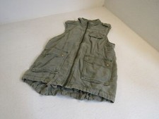 Lucky Brand Vest Jacket Khali Cotton Linen Female Adult Size M