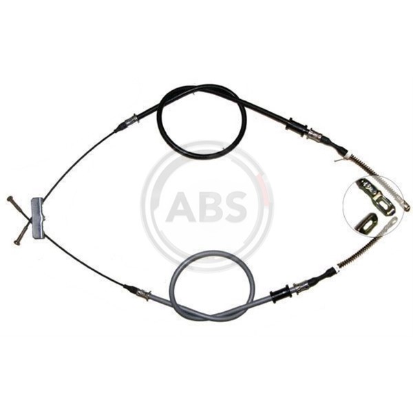 A.B.S. Handbremsseil Bremsseil Hinten Passend FüR Opel Astra F Caravan-image