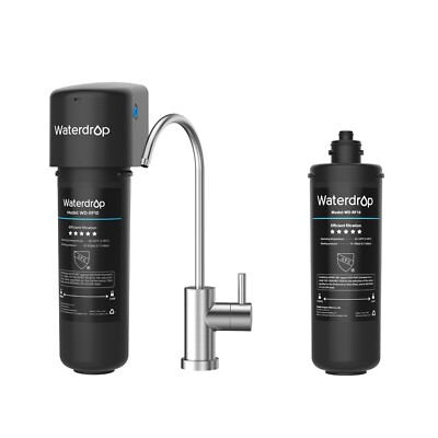 Waterdrop 10UB Under Sink Drinking Water Filter System AND WD-RF10 Water Filter