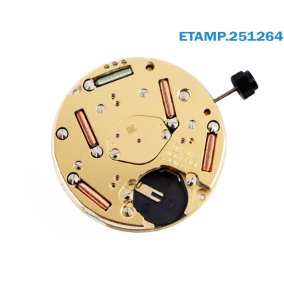 ETA 251.264 Schweizer Uhrwerk, CHRONO 13 1/4, HÖHE 5,00, HAND-FIT (1), Datum ...