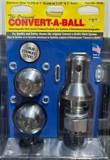 1" 2 Ball Set (1-7/8" and 2" Balls) - Stainless Steel Part # 903 MADE IN THE USA