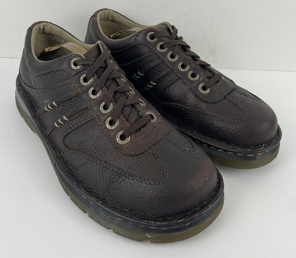 Dr Martens Dawes Brown Leather Air Wair Shoes Size 12 Dr Martens Dawes Brown Leather Air Wair Shoes Size 12 | eBay main image 2