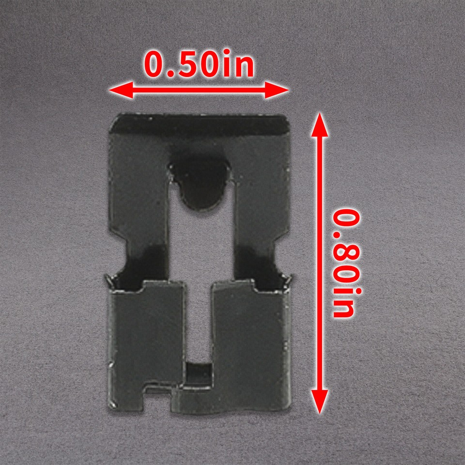 16 NOS Door Rod Clips - Vintage GM Interior Trim Clips For 1950s-60s Chevy Bel Air, Impala, Trucks