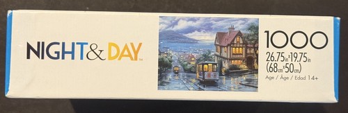 1000 Piece Puzzle "San Francisco Commute" Night & Day - 079346118748 - 11840 - Picture 4 of 7