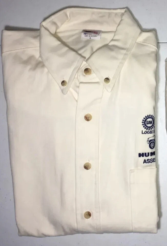 Nueva Camisa HUMMER H2 Planta de Montaje UAW Talla Grande S/S UNION LINE EE. UU. UNION MADE Foto 2 de 4