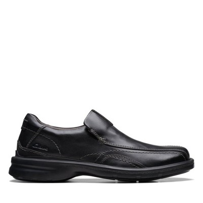 Clarks Mens Gessler Step Black Leather Casual,Dress Casual  display picture 1