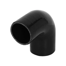 2" To 2.5"(2 1/2") 90 Degree Reducer Silicone Hose 51-63mm Pipe Coupler Black