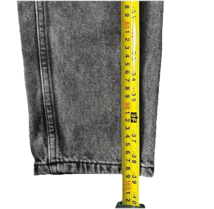ZARA The Mom Denim Wonder Woman Black Comic Acid Wash Jeans EUR38 US6 AU10 image 7