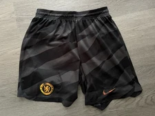Chelsea FC Nike 2023/2024 Men’s Black Goalkeeper Shorts - Size Large
