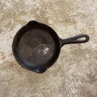 Vintage Griswold No.3 Smooth Bottom 709 H  - Cast Iron Skillet 6.5"