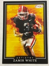 2022 Sage Artistry #ART-ZW Zamir White Las Vegas Raiders
